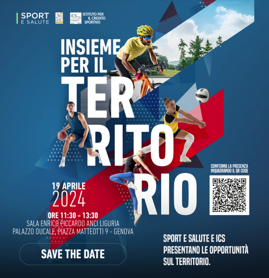 Pubblicati gli avvisi “Sport di tutti” e “Missione Comune”. Il 19 aprile incontro a Genova