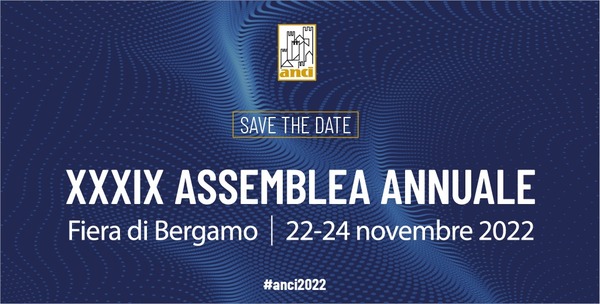A Bergamo dal 22 al 24 novembre la XXXIX Assemblea annuale dell'Anci