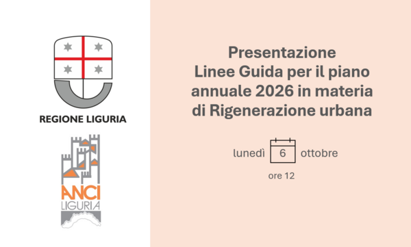 Presentazione Linee guida per il piano annuale 2026 in materia di Rigenerazione urbana