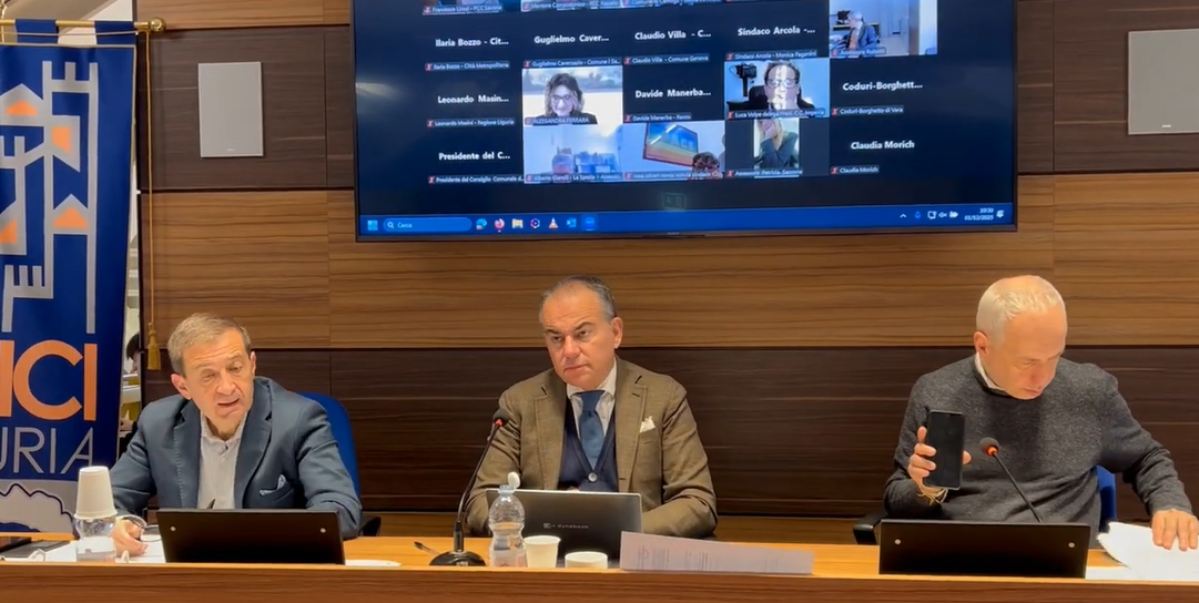 Consiglio delle Autonomie Locali liguri dell'1 dicembre 2025
