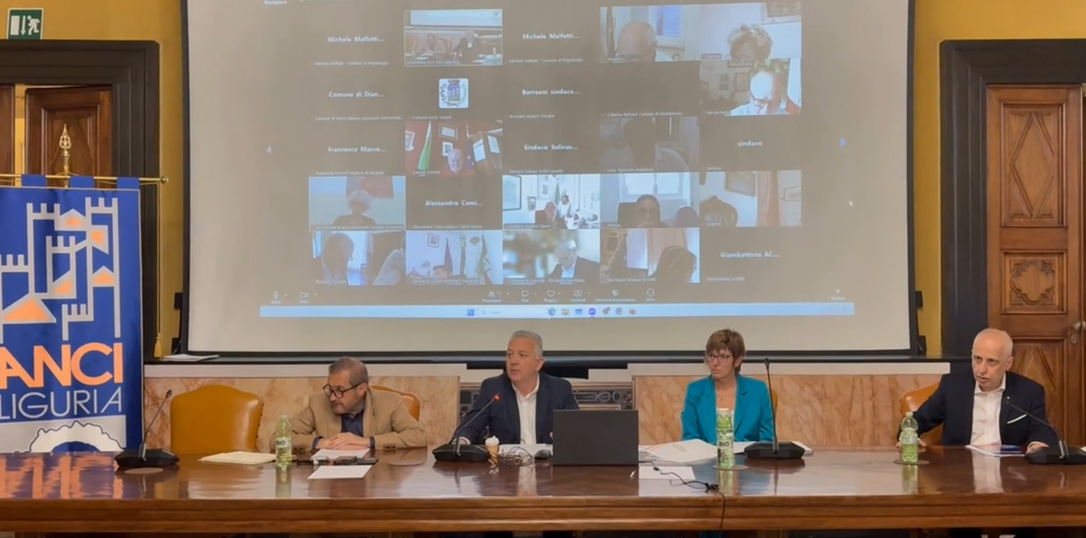 All'Assemblea di Anci Liguria focus su bilancio, PNRR, sociosanitario, minori, ludopatie e il ruolo di Cassa Depositi e Prestiti